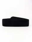 PU Elastic Wide Belt with Alloy Buckle  Style Ratio