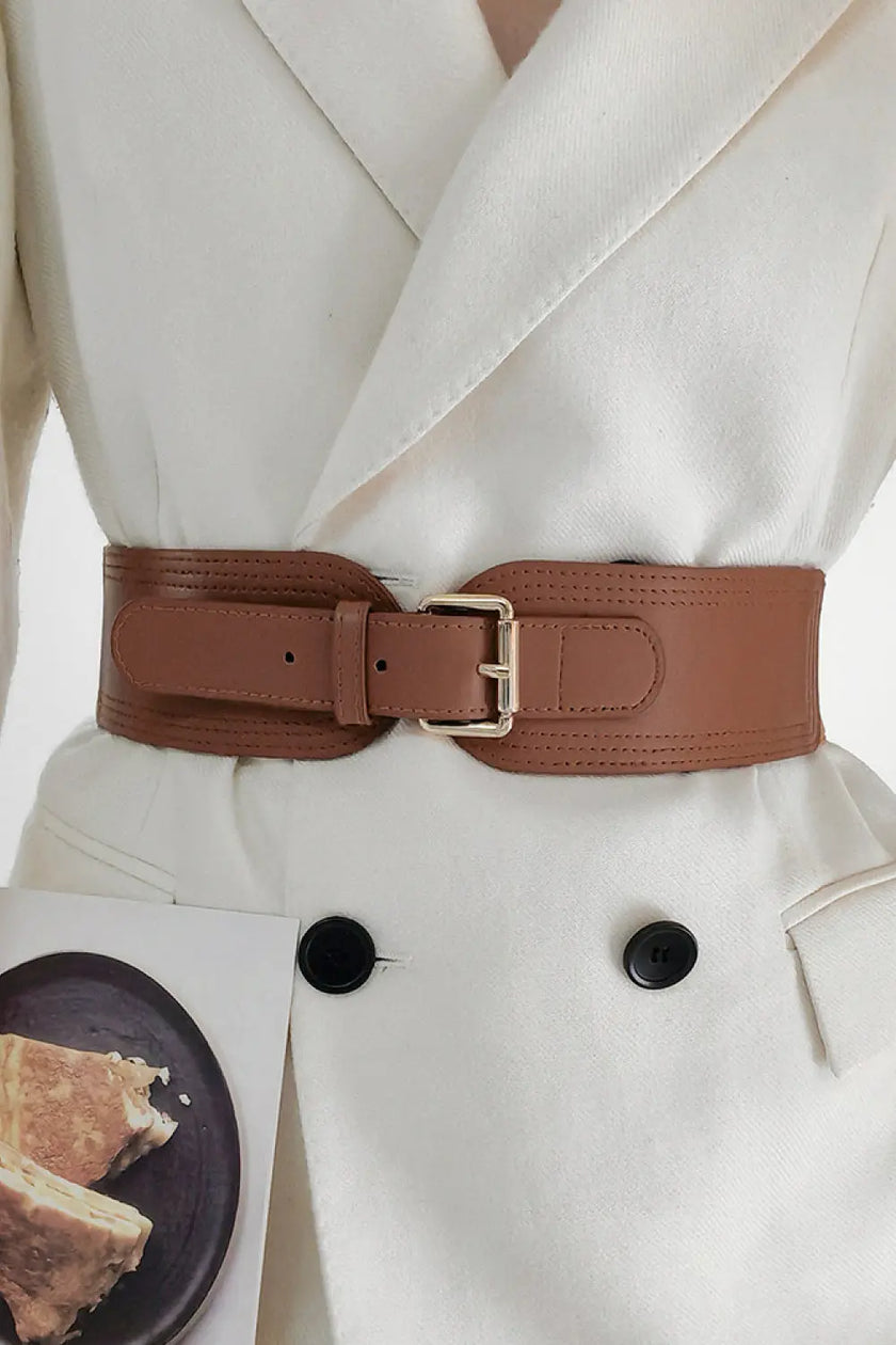 Elastic Wide PU Belt  Style Ratio
