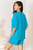 Basic Bae Full Size Soft Half Sleeve Top and Shorts Loungewear  Style Ratio