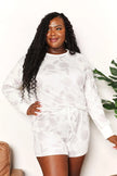Double Take Floral Long Sleeve Top and Shorts Loungewear Set  Style Ratio