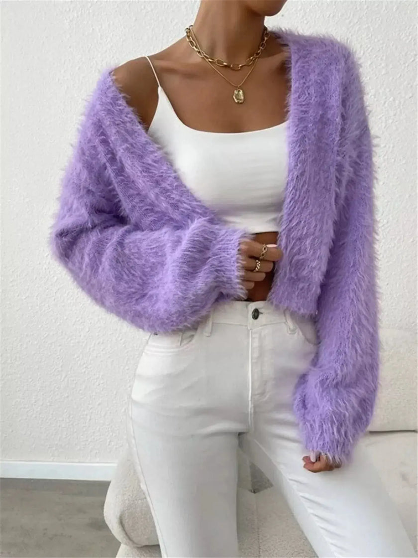 Open Front Long Sleeve Cardigan  Style Ratio