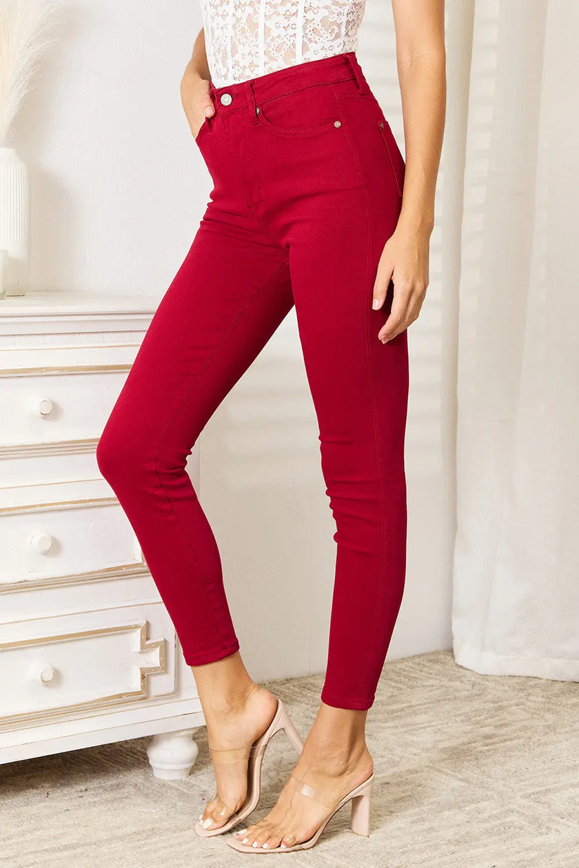 Judy Blue Full Size High Waist Tummy Control Skinny Jeans  Style Ratio