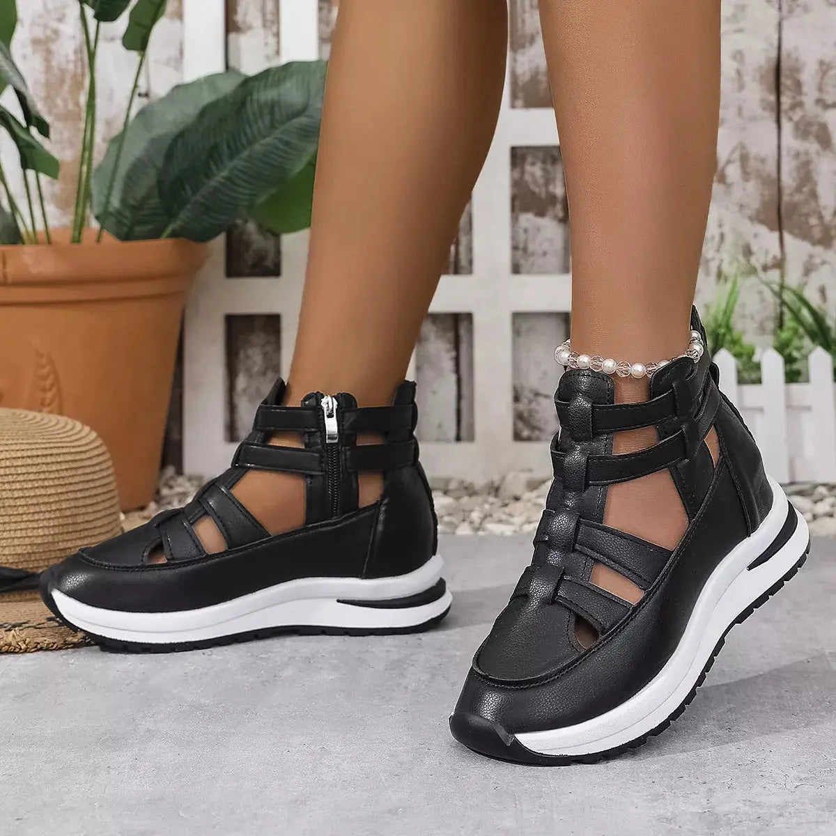 Cutout Platform Sneakers  Style Ratio