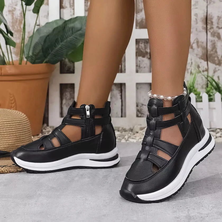 Cutout Platform Sneakers  Style Ratio
