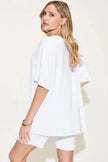 Basic Bae Full Size V-Neck Drop Shoulder Shirt and Shorts Loungewear  Style Ratio