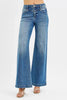 RISEN High Rise Wide Leg Jenas with Front Yoke and Heart Back Pocket  Style Ratio