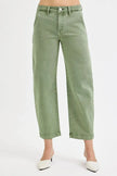 RISEN Tummy Control High Rise Crop Barrel Jeans  Style Ratio