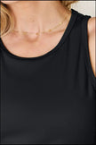 Basic Bae Full Size Round Neck Racerback Tank  Style Ratio