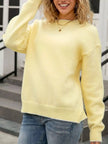 Bow-Back Round Neck Sweater  Style Ratio