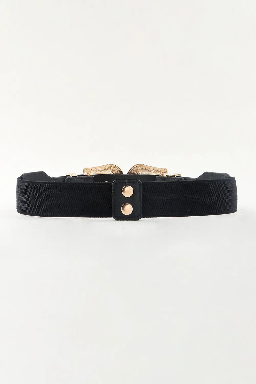Symmetrical Zinc Alloy Buckle PU Leather Belt  Style Ratio