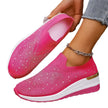 Rhinestone Wedge Sneakers  Style Ratio