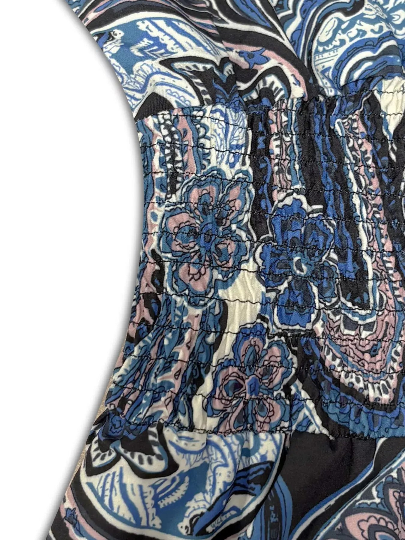 Printed V-Neck Cap Sleeve Maxi Dress  Style Ratio