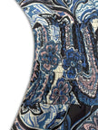 Printed V-Neck Cap Sleeve Maxi Dress  Style Ratio