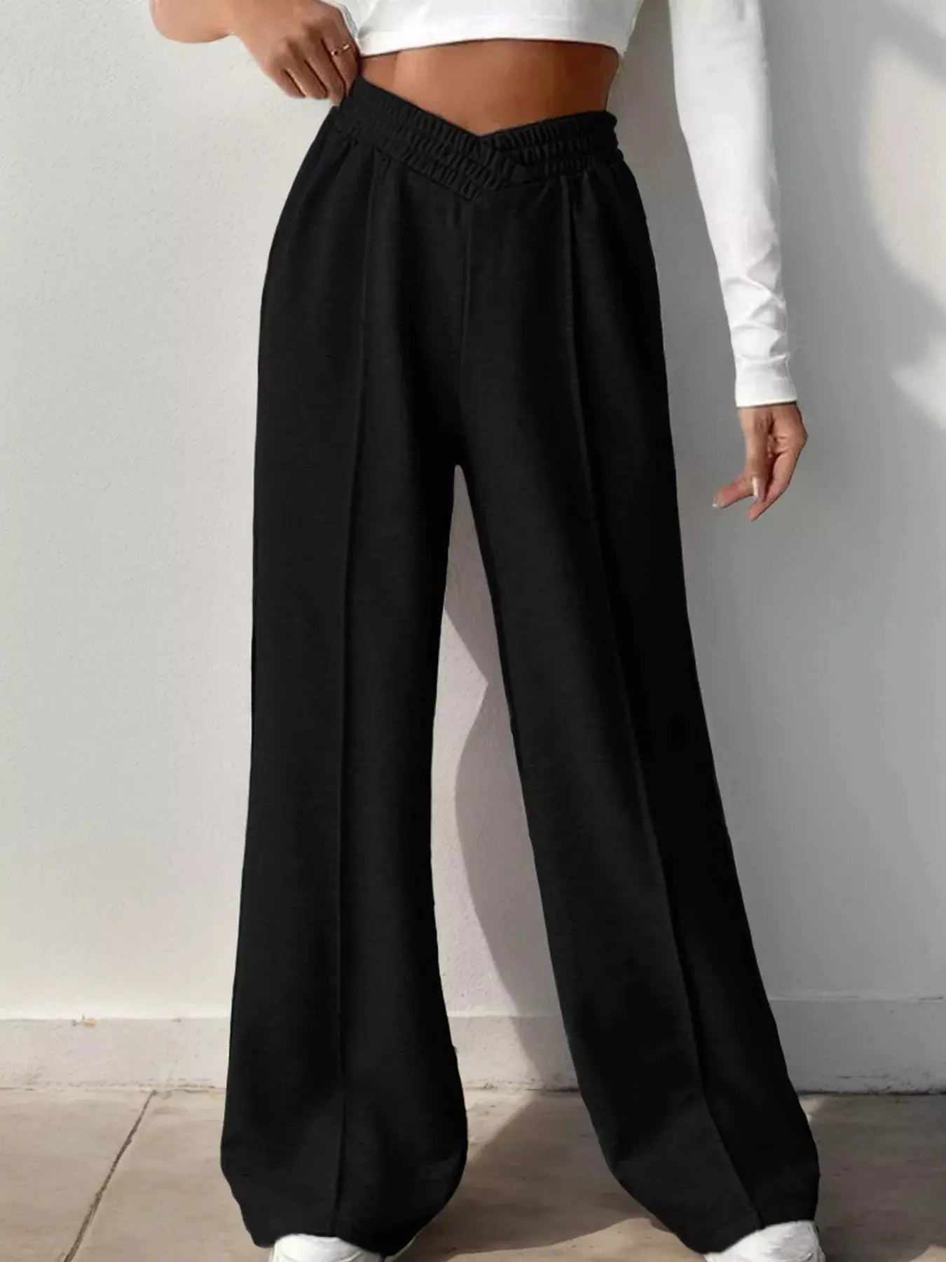 Wide Leg High Waist Pants  Style Ratio