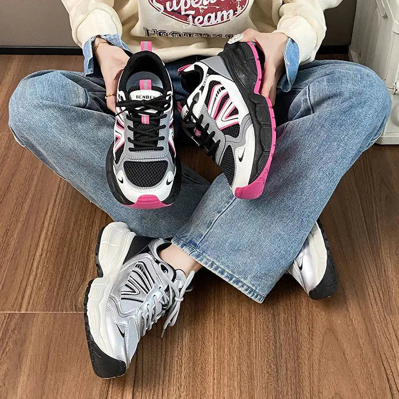 Lace-Up Platform Athletic Shoes  Style Ratio