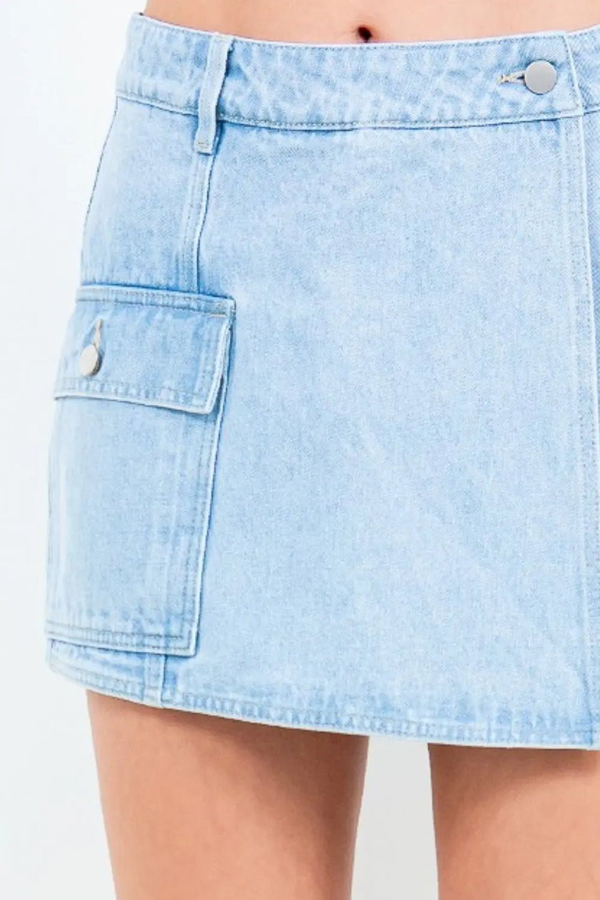 American Bazi Cargo Pocket Mini Skort  Style Ratio