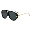 Aviator Fashion Sunglasses with Yellow Tinted Lenses  Style Ratio