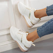 Lace Up Wedge Sneakers  Style Ratio