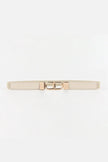 Geometric Double Buckle Elastic Belt  Style Ratio