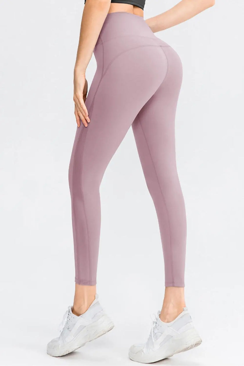 Wide Waistband Slim Fit Long Sports Pants  Style Ratio