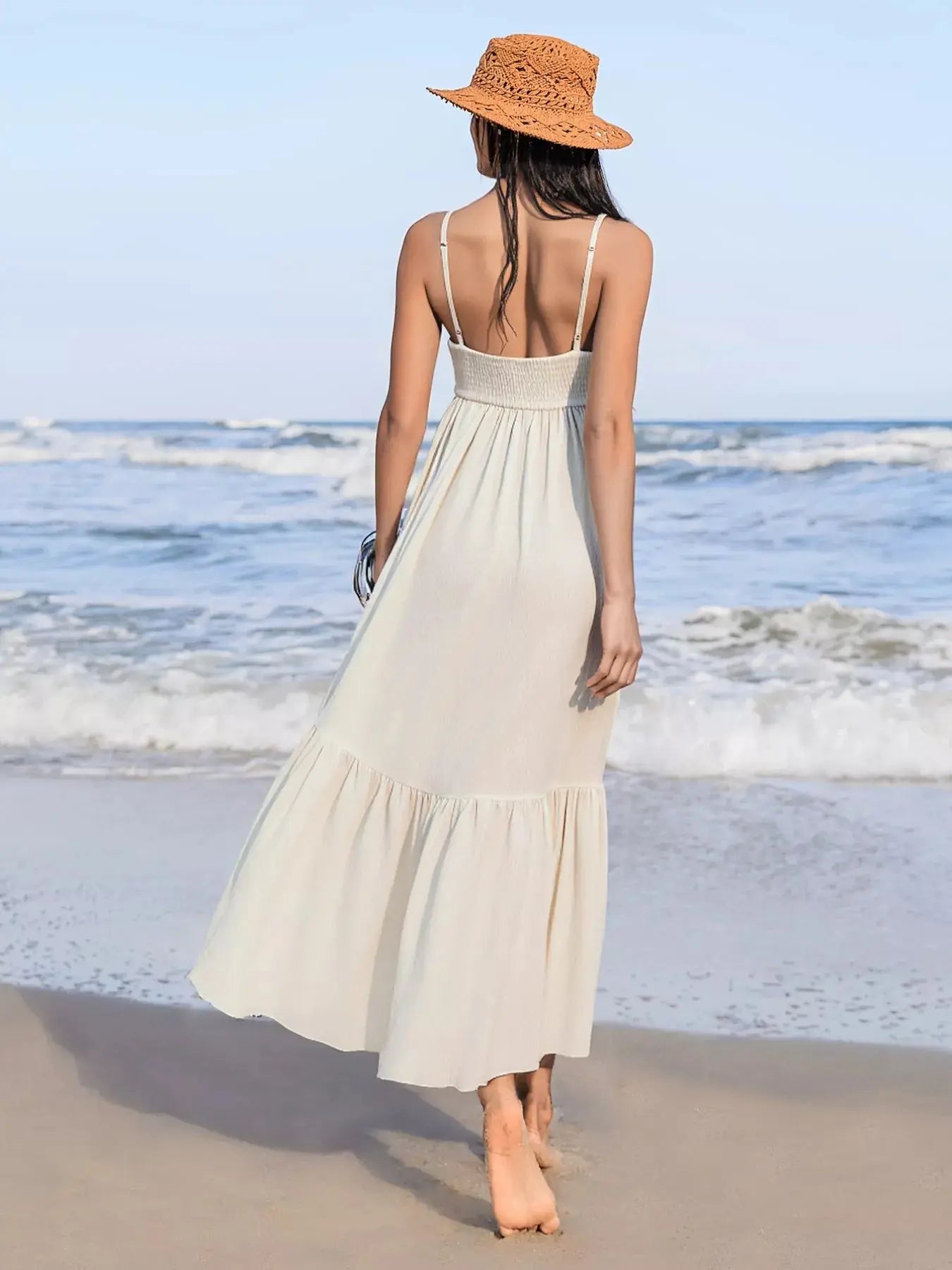 Sweetheart Neck Spaghetti Strap Dress  Style Ratio
