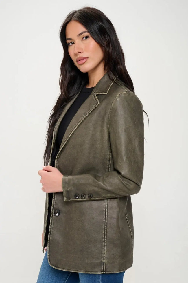 Coalition LA Single Breasted Blazer  Style Ratio