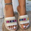 Open Toe Flats Sandals  Style Ratio