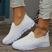 Round Toe Mesh Slip-Ons  Style Ratio