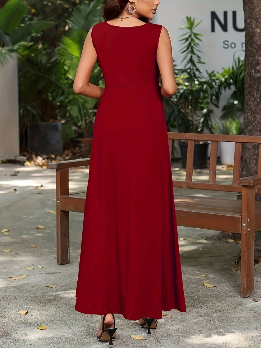 Sleeveless Flowy Maxi Dress  Style Ratio