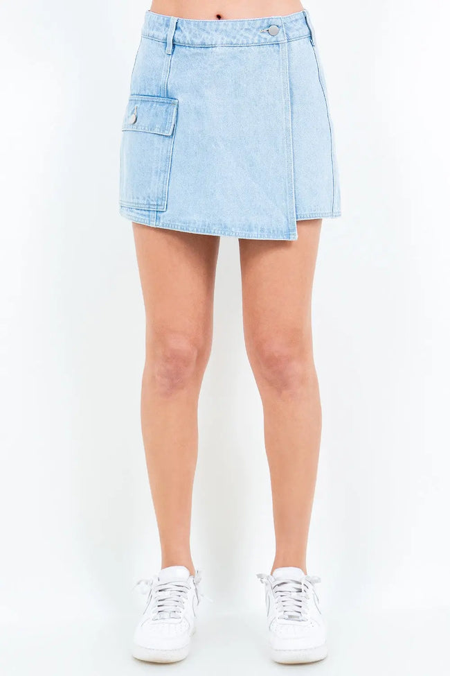 American Bazi Cargo Pocket Mini Skort  Style Ratio