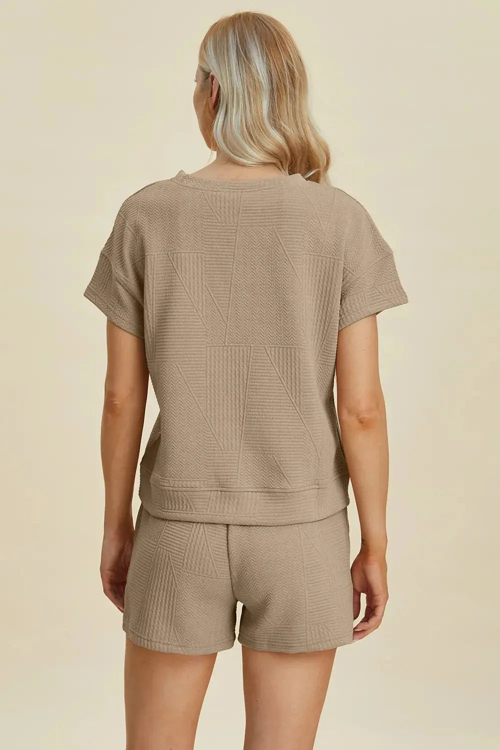 Double Take Short Sleeve Top and Shorts Set  Style Ratio