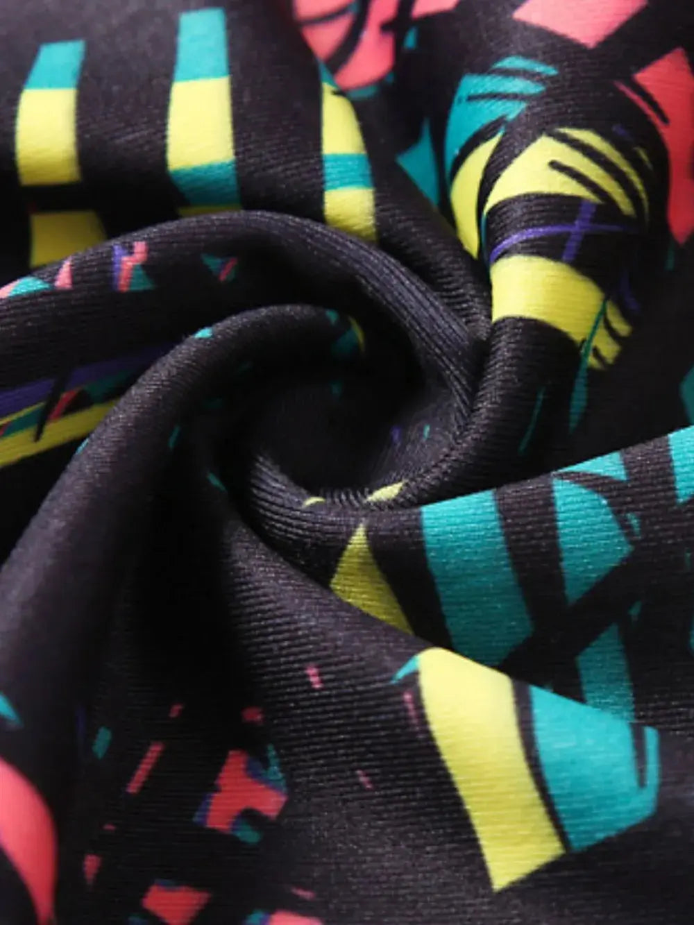 Printed Wide Waistband Active Leggings with Stirrups  Style Ratio