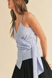 Aemi + Co Knotted Striped Top  Style Ratio