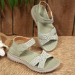 Open Toe Woven Strap Sandals  Style Ratio