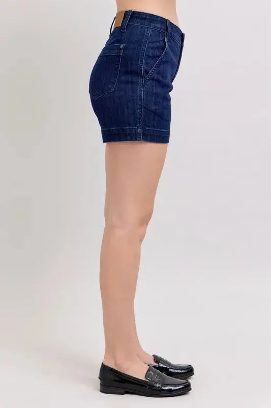 Judy Blue Full Size High Waist Denim Shorts  Style Ratio
