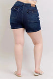 Judy Blue High Waist Back Flap Pocket Denim Shorts  Style Ratio