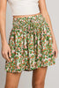 Cotton Bleu by Nu Label Floral Printed Smocked Waist Skorts  Style Ratio