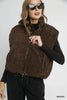 Umgee Sherpa-Lined Zip Vest with Drawstring Hem  Style Ratio