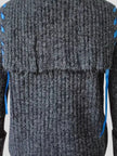 Ribbed Knit Open Front Cardigan  Style Ratio