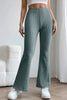 Basic Bae Full Size Ribbed High Waist Flare Pants  Style Ratio