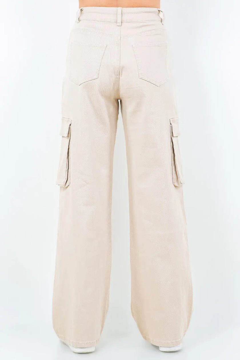 American Bazi Full Size Drawstring Cargo Pants  Style Ratio