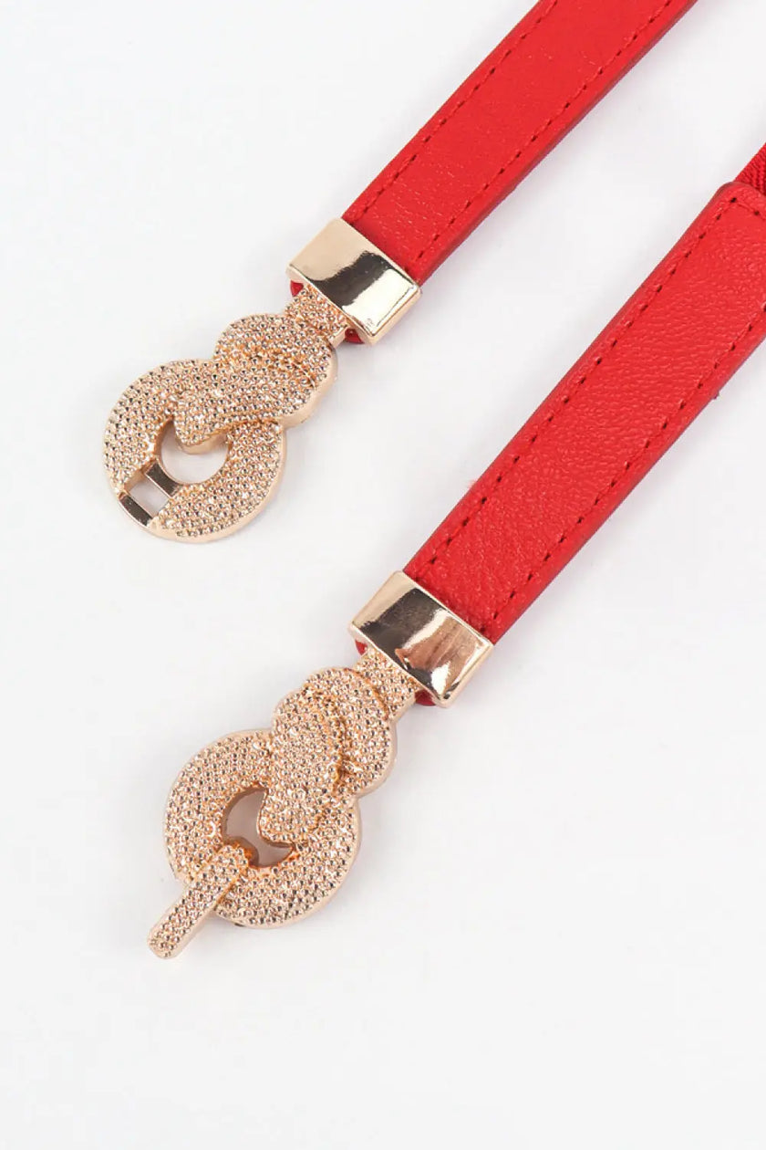Zinc Alloy Buckle PU Leather Belt  Style Ratio