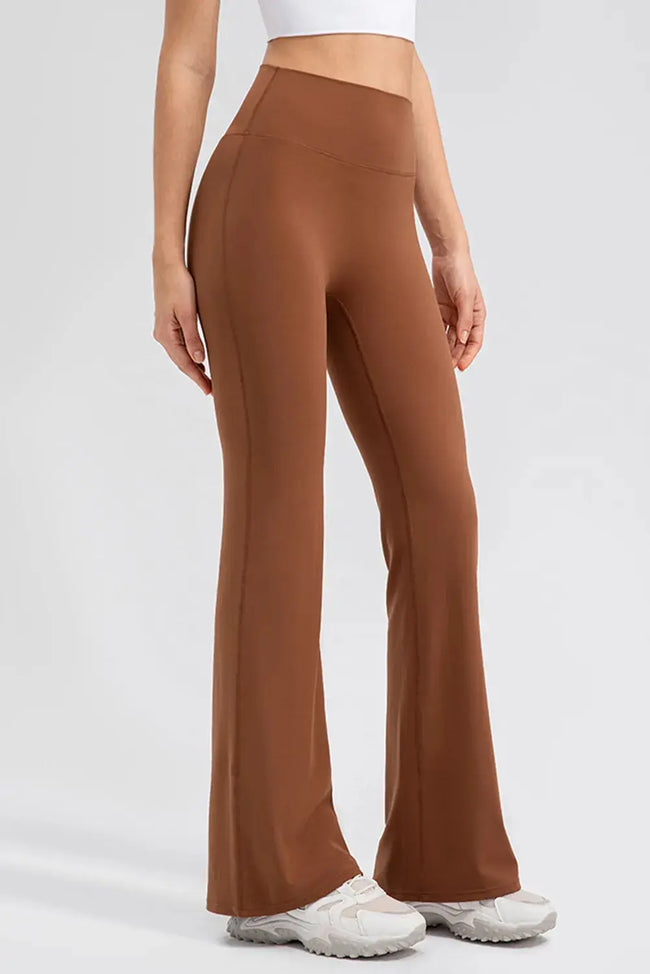 Wide Waistband High Waist Bootcut Active Leggings  Style Ratio