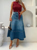 High-Waisted Denim Skirt  Style Ratio