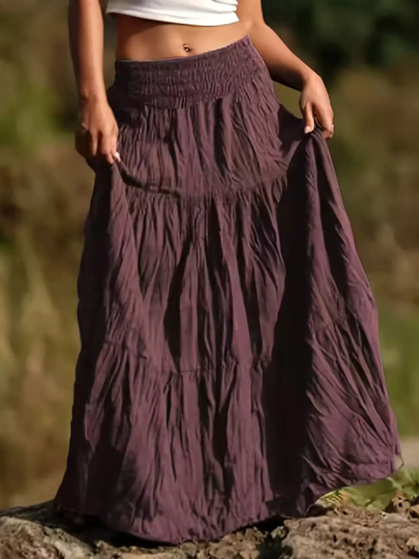 Tiered Maxi Skirt  Style Ratio
