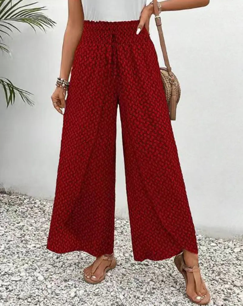 Retro Casual Loose Wide Leg Women's Pants  Style Ratio