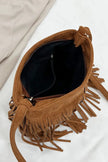 Suede Fringe Shoulder Bag  Style Ratio