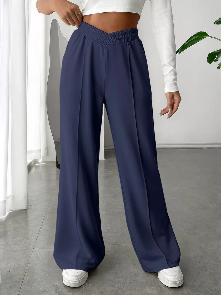 Wide Leg High Waist Pants  Style Ratio