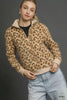 Umgee Leopard Print Quarter-Zip Sweatshirt  Style Ratio