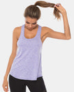 Full Size Scoop Neck Wide Strap Active Tank  Style Ratio